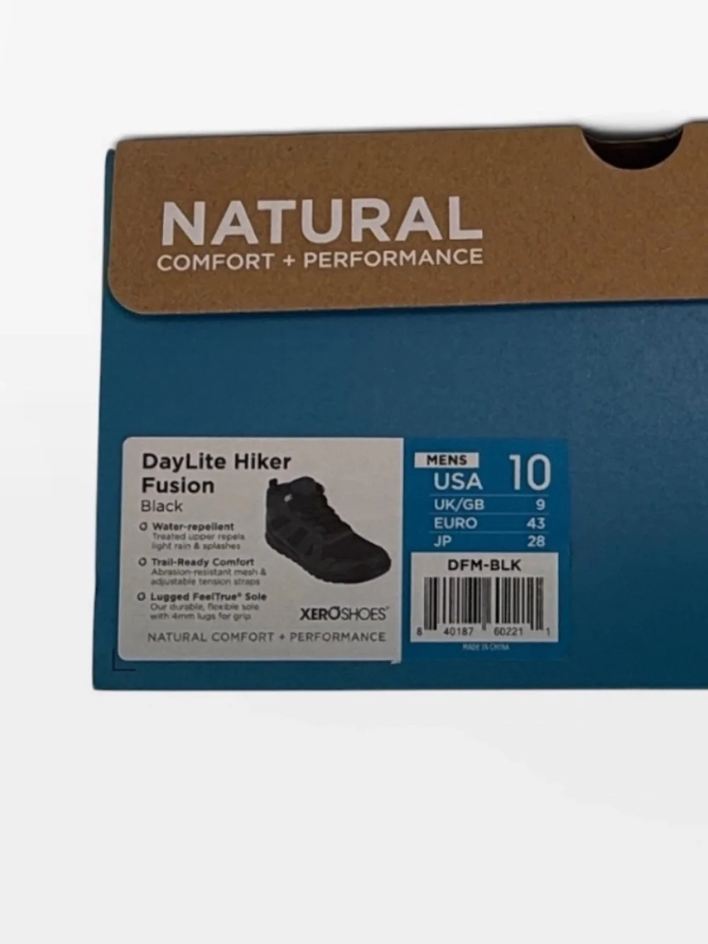 Xero DayLite Hiker Fusion Men's sz 10.0 Black/Black NEW IN BOX!